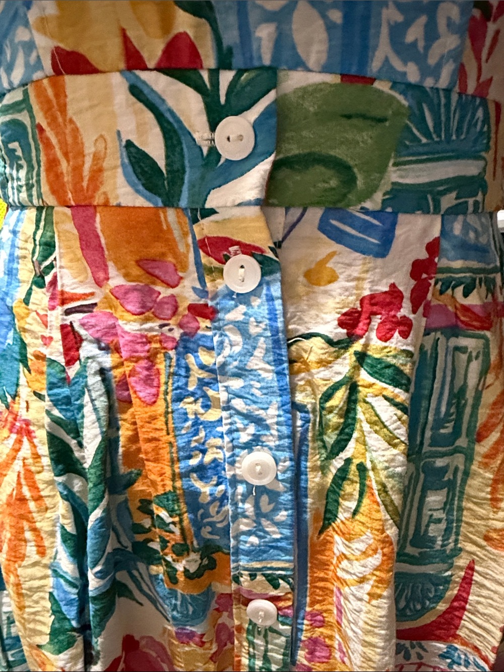 Floral Multi-Color Halter Midi Dress - Picture 3 of 6